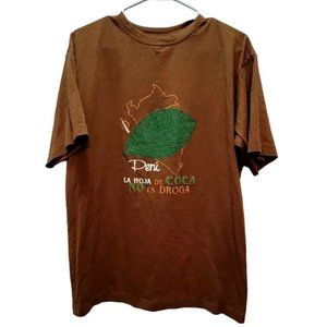 Peruart 100% Cotton Men's Short Sleeve T-Shirt Size XLarge